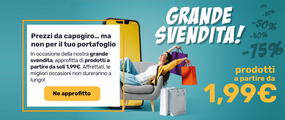 Saldi estivi: prodotti a partire da 1,99 &euro;