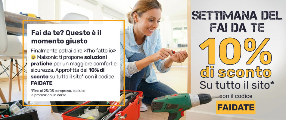 10% di sconto su tutto, esclusi i prodotti gi&agrave; in offerta, con il codice FAIDATE