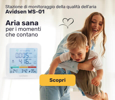 Monitorate e analizzate la qualità dell'aria interna in tempo reale