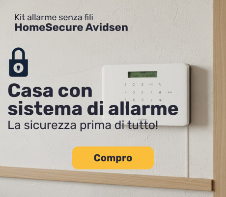 Per la sicurezza, procuratevi un kit di allarme + tutti gli accessori indispensabili