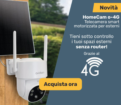 Scopri la nostra telecamera smart per esterni a energia solare 4G