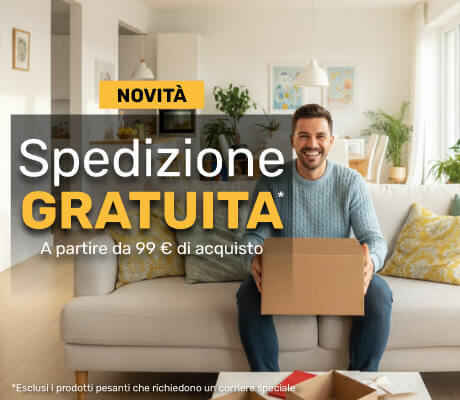 Spedizione gratuita per ordini a partire da 99 &euro;