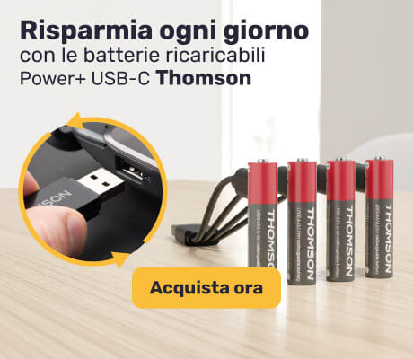 Scopri le nostre batterie ricaricabili