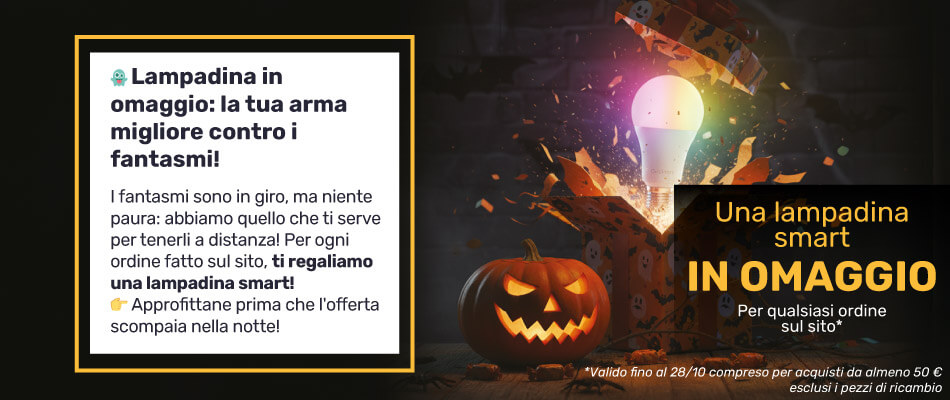 Una lampadina smart in omaggio