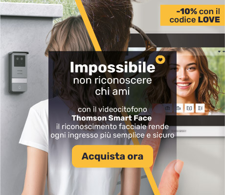 Videotelefono filare con riconoscimento facciale Thomson Smart Face