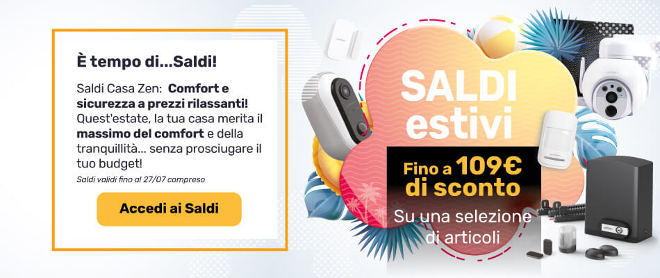 SALDI estivi: Fino a 109€ di sconto