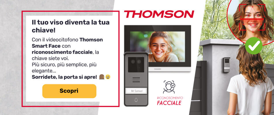 Thomson Smart Face: Il tuo viso diventa la tua chiave!