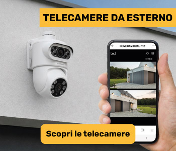 Scopri le nostre telecamere per esterni