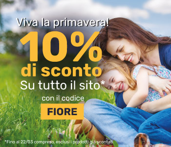 10% di sconto su tutto il sito con il codice FIORE