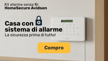Per la sicurezza, procuratevi un kit di allarme + tutti gli accessori indispensabili