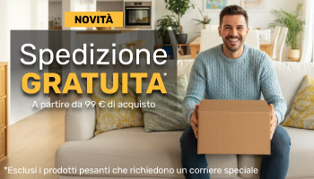 Spedizione gratuita per ordini a partire da 99 &euro;