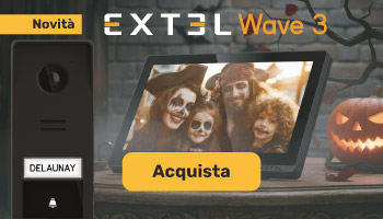 Videotelefono wireless connesso con accesso tramite impronta digitale - Wave 3