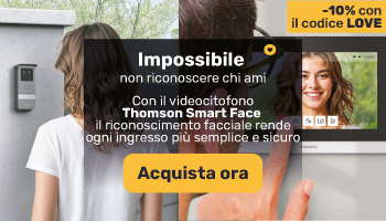 Videotelefono filare con riconoscimento facciale Thomson Smart Face