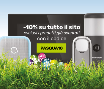 Pasqua: -10% su tutto il sito* con il codice PASQUA10