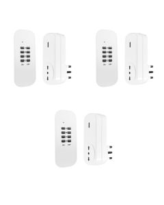 Set di 3 presa di corrente a 4 canali con telecomando
