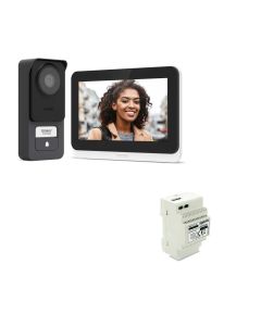 Videocitofono cablato e connesso con qualit&agrave; dell'immagine 3K Philips WelcomeEye Connect 3 con trasformatore