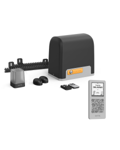 Motorizzazione smart per cancello scorrevole XC500 con il citofono smart Q-AIR di Extel