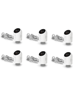 Set di 6 valvole termostatiche smart HomeFlow TRV di Avidsen