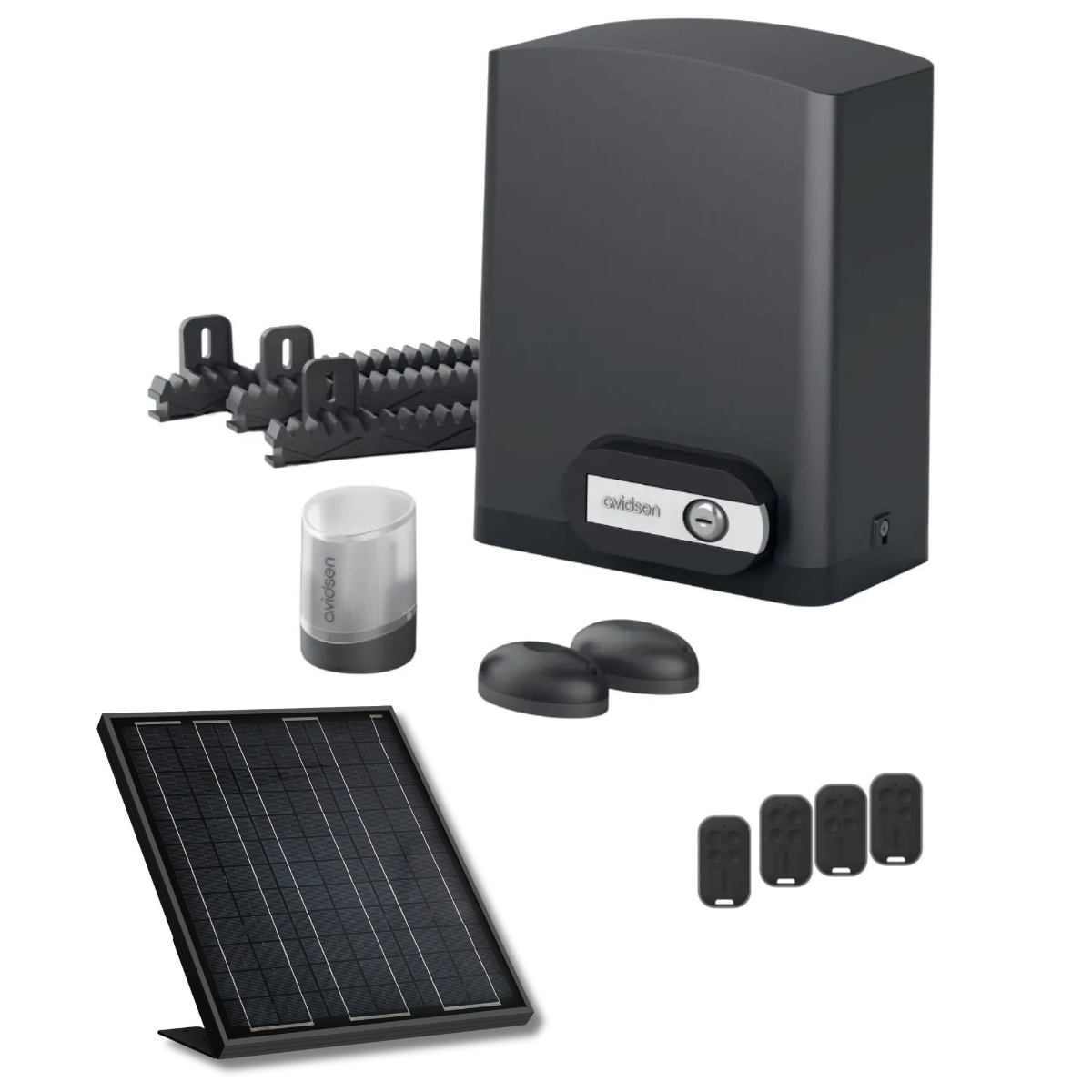 Un kit solare completo per cancelli scorrevoli