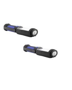 Set di 2 torcia LED ricaricabile multifunzione - 2 modalità di illuminazione