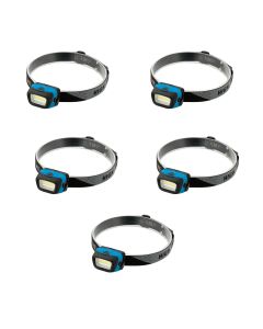 Set di 5 headlamp for outdoor activities