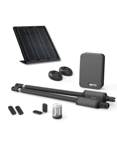 Apricancello telescopico ad energia solare per cancelli a battente - Styrka 310