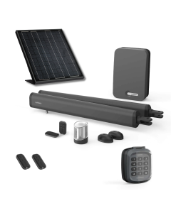 Automazione ad Alimentazione Solare Avidsen Teha 410 Solar | Kit completo con Tastiera a Codice Wireless 114255