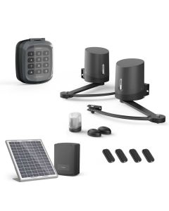Avidsen ORANE510 solar-powered swing gate operator + keypad + 2 additional remote controls (4 in all)