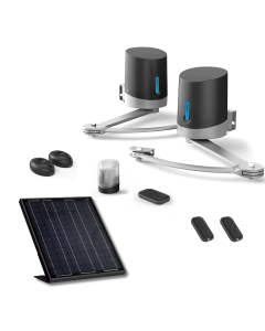 Operatore per cancelli a battente Avidsen ORANE SE + kit solare + 2 telecomandi aggiuntivi (3 in tutto)