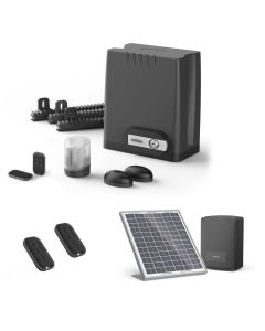 Motore Avidsen OREA550 per cancelli scorrevoli di 4 m (8 m max) e 500 kg + kit solare + 2 telecomandi