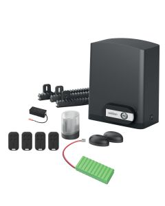 Motorizzazione connessa Avidsen Orea Connect con batteria di riserva per cancello scorrevole da 4 m