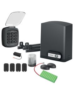 Motorizzazione connessa Avidsen Orea Connect con batteria di riserva e codice digitale per cancello scorrevole da 4 m