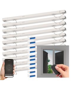 Set di 10 motorizzazioni collegate per persiane a battente Avidsen Home Open W