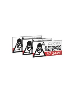 Set di 3 adesivi dissuasivi in PVC - Avidsen - 123408