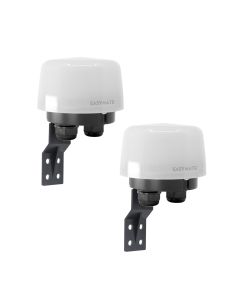 Set di 2 sensore crepuscolare per l'automazione dell'illuminazione (10A)