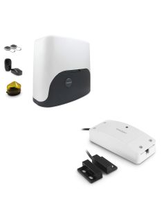 Kit motorizzazione cancello scorrevole + modulo Wi-Fi collegato allo smartphone