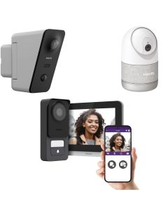 Philips Connect 3K Kit videocamera cablata + telecamera per interni + telecamera per esterni