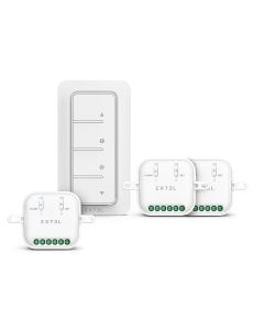 Set composto da 3 moduli per tapparelle a 433 MHz e telecomando - Linea CASA - 701102