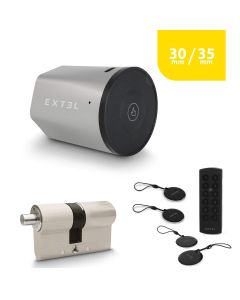 Kit serratura smart Extel Lock + cilindro 30/35 mm + tastiera wireless + 2 badge aggiuntivi