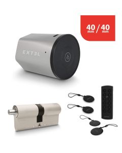 Kit serratura smart Extel Lock + cilindro 40/40 mm + tastiera wireless + 2 badge aggiuntivi