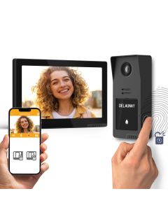 Videocitofono filare connesso wifi con accesso tramite impronta digitale - Digital Connect - Extel - 720335