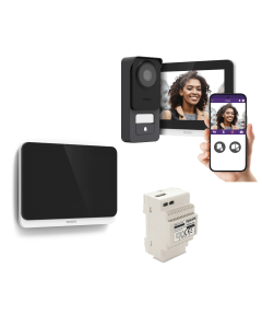 Philips Smart Wi-Fi Video Door Phone 2 Wires WelcomeEye Connect 3K with Din Power Supply