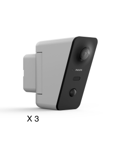 Set di 3 telecamere esterne connesse WelcomeEye View Philips