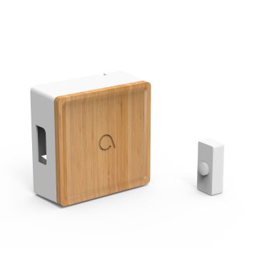 Campanello a filo di design ecologico Bamboo - Avidsen - 102506