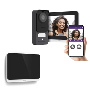Videocitofono Philips WelcomeEye Connect 3 + schermo aggiuntivo