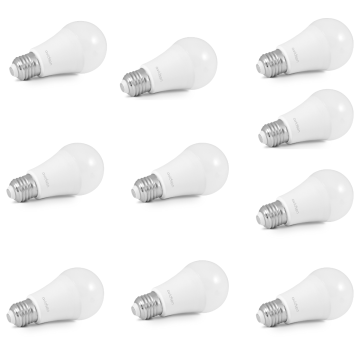 10 lampadine connesse E27