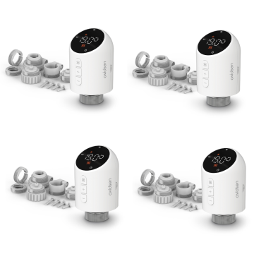 Set di 4 valvole termostatiche smart HomeFlow TRV di Avidsen