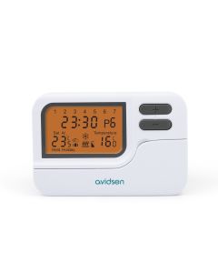 Termostato programmabile via cavo per riscaldamento o condizionamento - Avidsen - 103953