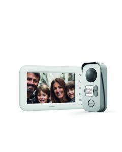 Videocitofono filare - compatibile con 2 famiglie con doppio comando - Elia 2 Famiglie - Avidsen - 112303