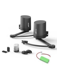 Apricancello a battente connesso wifi con apertura verso interno e esterno + una batteria di backup - Orane Connect